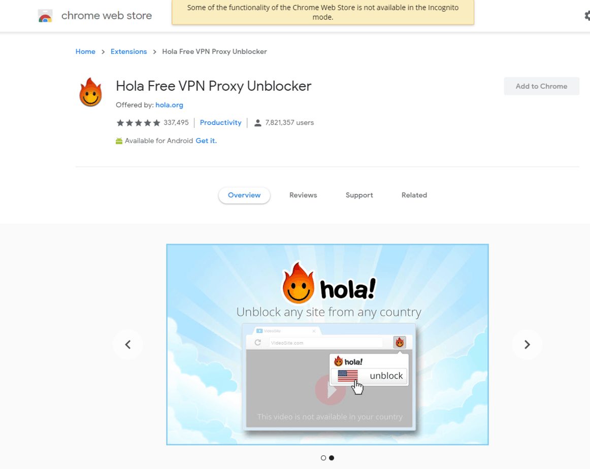 Hola vpn