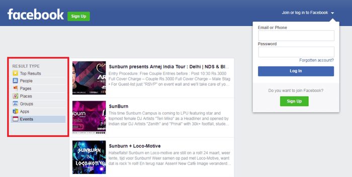 search facebook without account img3