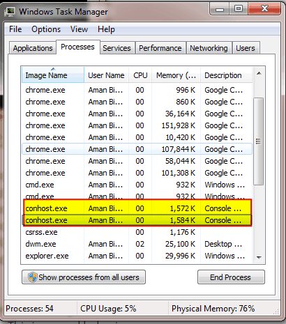 conhost.exe